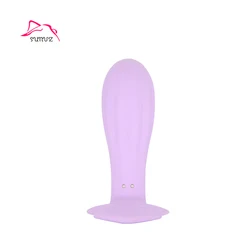 Strong Motor Portable 10 Frequencies Rechargeable Purple Silicone Slient Vibrator Dildo Realistic