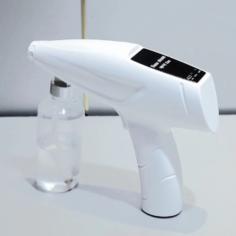 
Blue Light Nano Spay Gun Atomizer Disinfection sprayer Wireless Automotive Electric Paint Mist Steam Gun Air Spray Fog Machine 