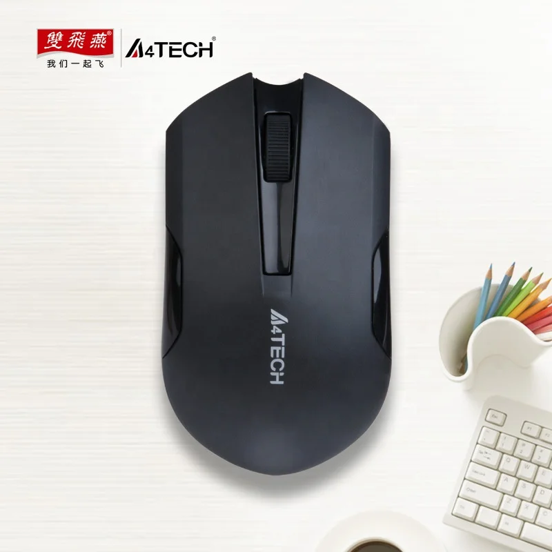 A4tech G3-200N wireless mouse business office household power saving portable optical mouse 2.4GHz 1000dpi Ergonomics usb 3keys