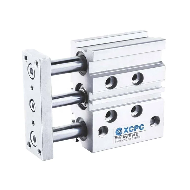 MGPM 25-50 Double Acting Three Rod Shaft Guided Air Pneumatic Cylinders