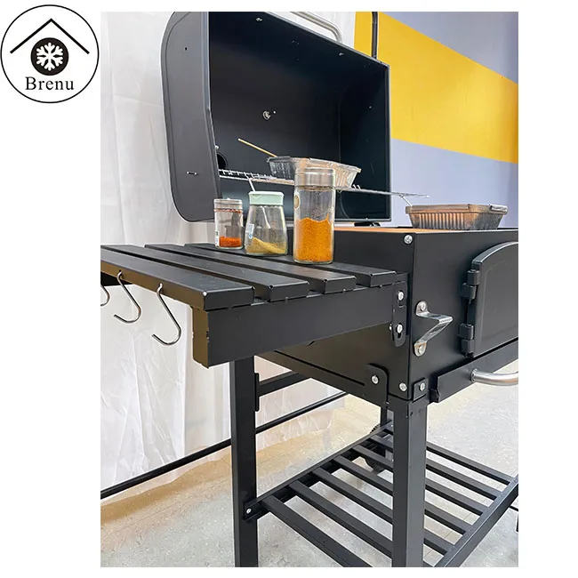 Brenu char broiler roaster modern easy cast iron rotisserie topper design machine stainless steel barbecue accessories bbq grill