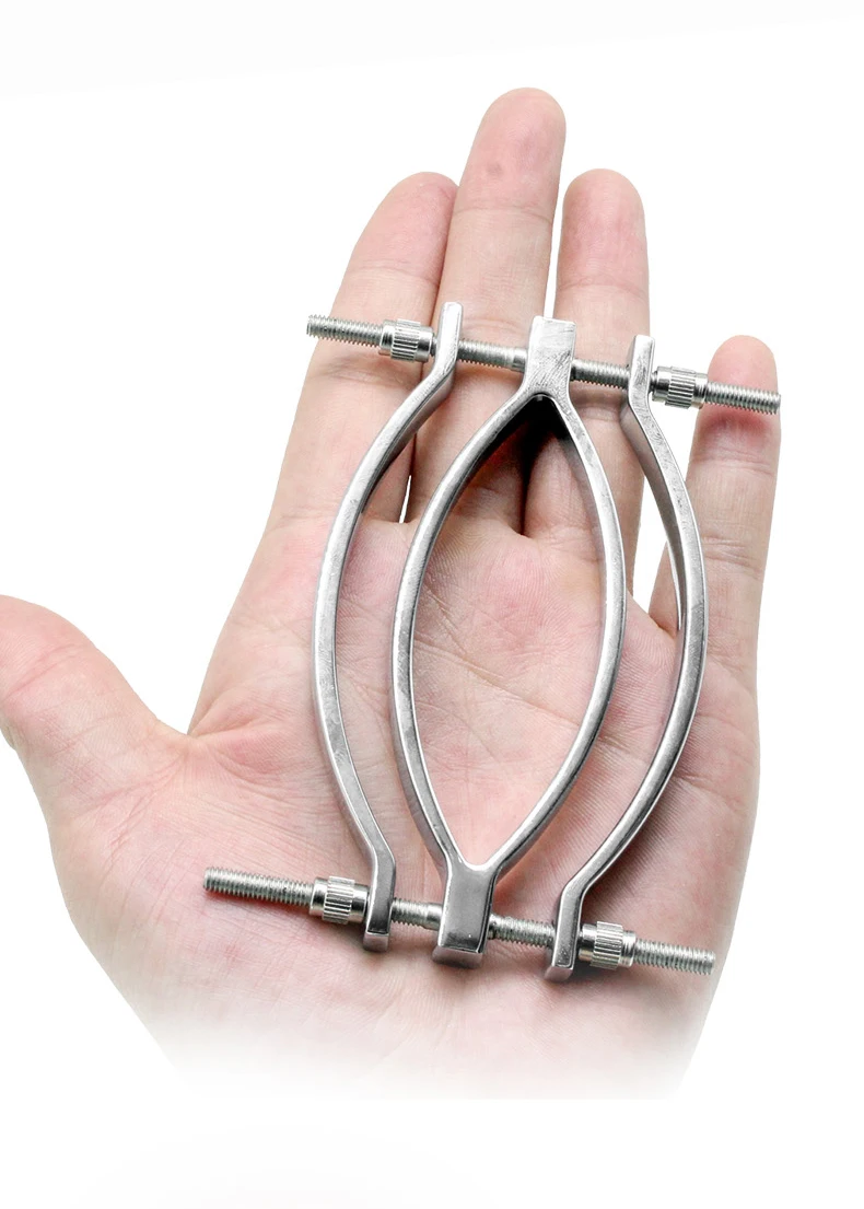 Metal labia clip female alternative SM tool expansion peep adult sex products