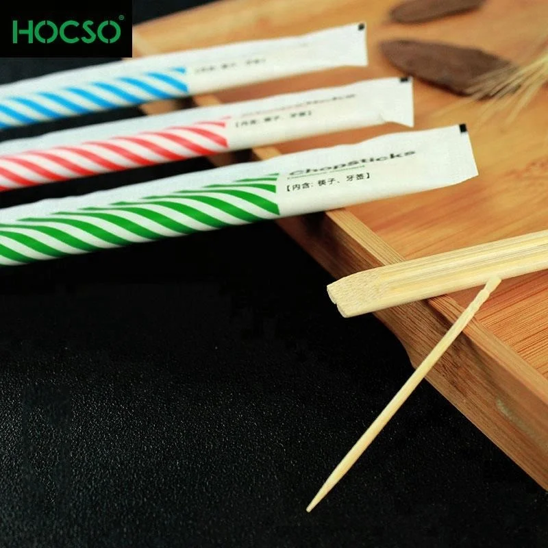 Customized Bamboo chopsticks bag print tensoge chopsticks for take away sushi