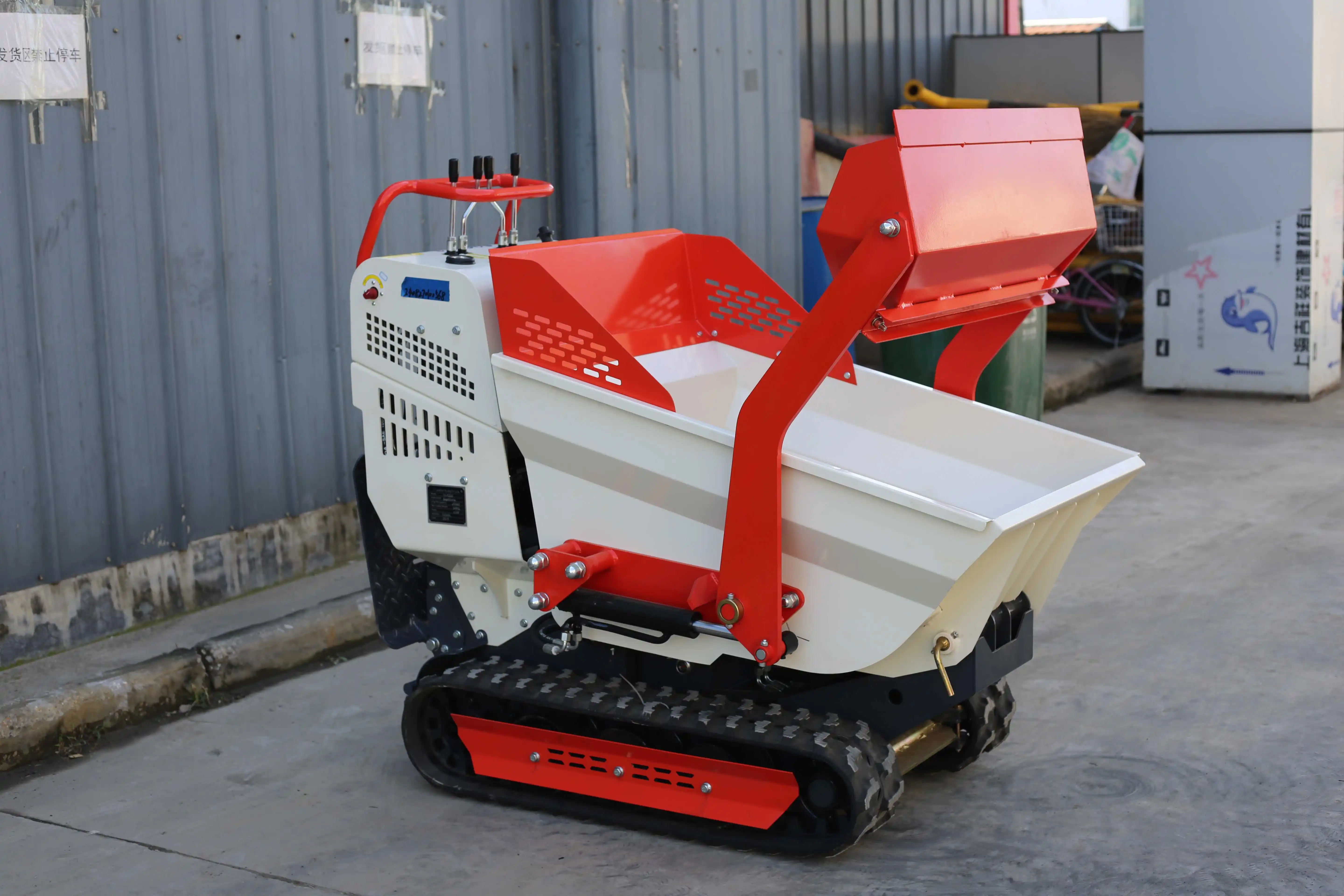 Dumper Truck Hydraulic  Mini  Crawler Dumper Transporter For Mine Cement Concr Crawler Dumper Truck