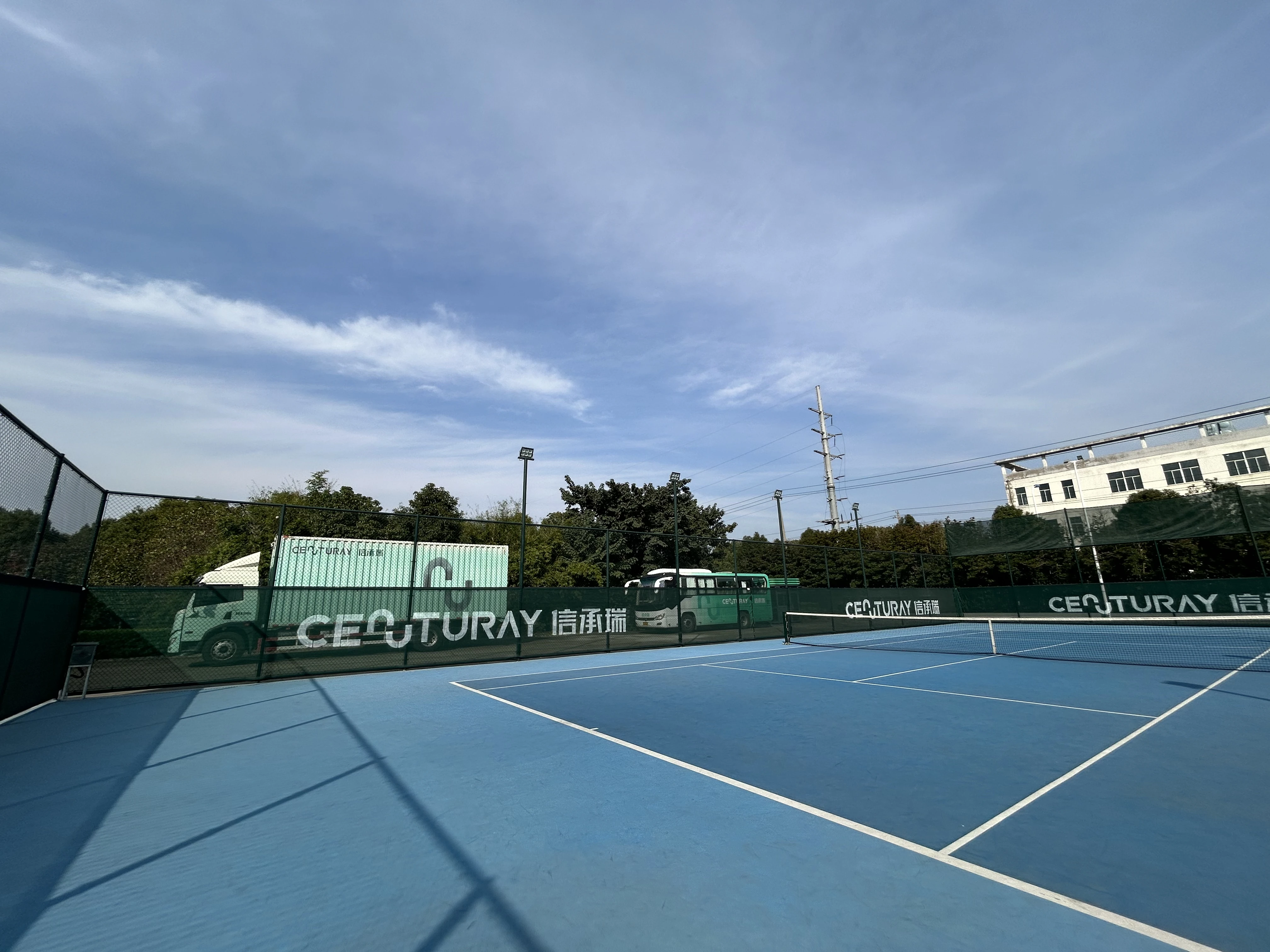 HDPE Green windbreak nets plastic nets green tennis net Tennis court windproof rate of 60% SUPPORT ODM/OEM