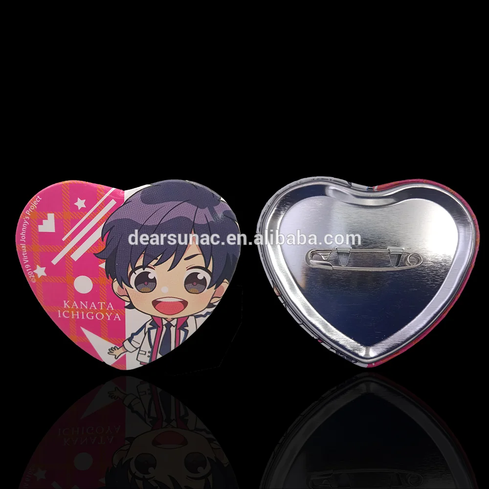 Promotion Cheap Metal Badges Supplier Custom Logo Round Shaped Tin Button Pins for Gifts