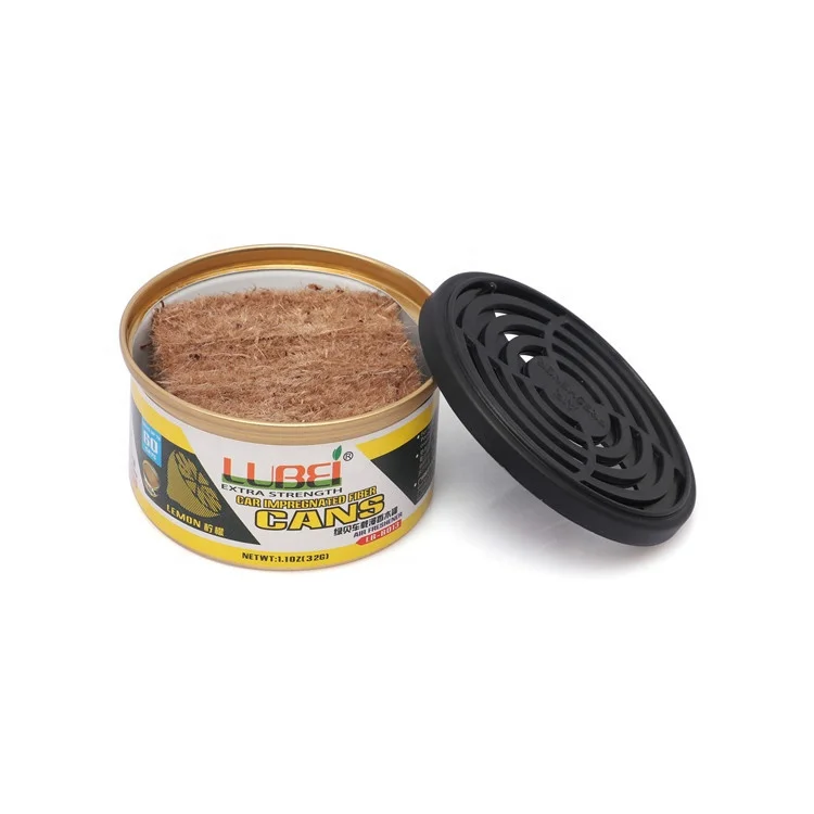 Hot Design Customers Popular Needs Custom Design Car Perfume Different Smells Wood Organic Fibre Can Car Perfume Air Freshener
