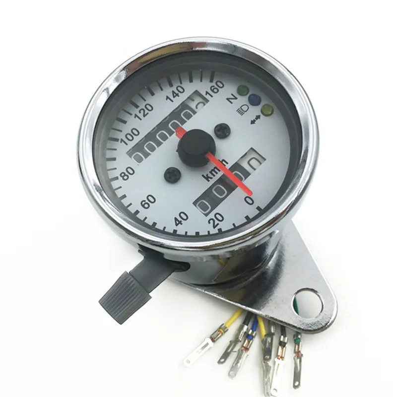 Universal Motorcycle Meter Digital  Speedometer  Dual Speed Meter  12V Motorcycle with LED Indicator Speedometer Motorcycle