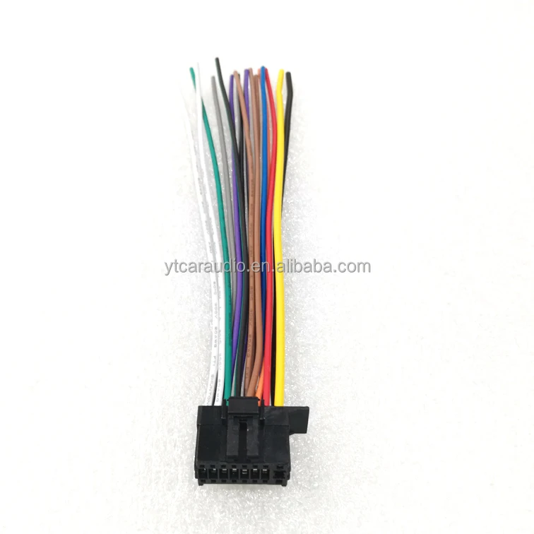 1 шт. автомобильный стерео радио 16Pin разъем проводов для Kenwood JVC Воспроизведение аудио автоадаптер жгутовый разъём автомобильной проводки