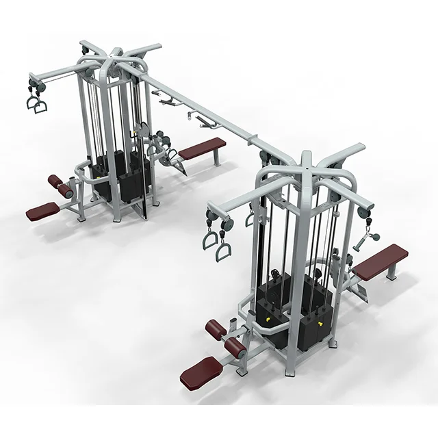 commercial gym fitness equipment 8 Station Gym machine 8 multi function station multi station