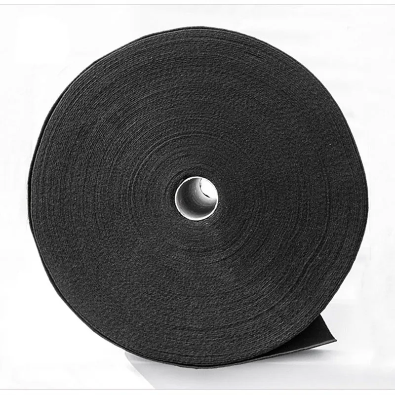 Activated carbon nonwoven fiber 40gsm 45gsm 50gsm filter cloth fabric material roll for odor