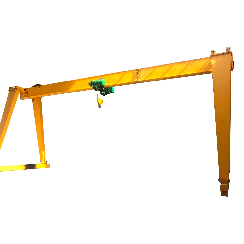 China supplier 10 ton 16 ton 20 ton motorized single beam gantry crane low price for sale
