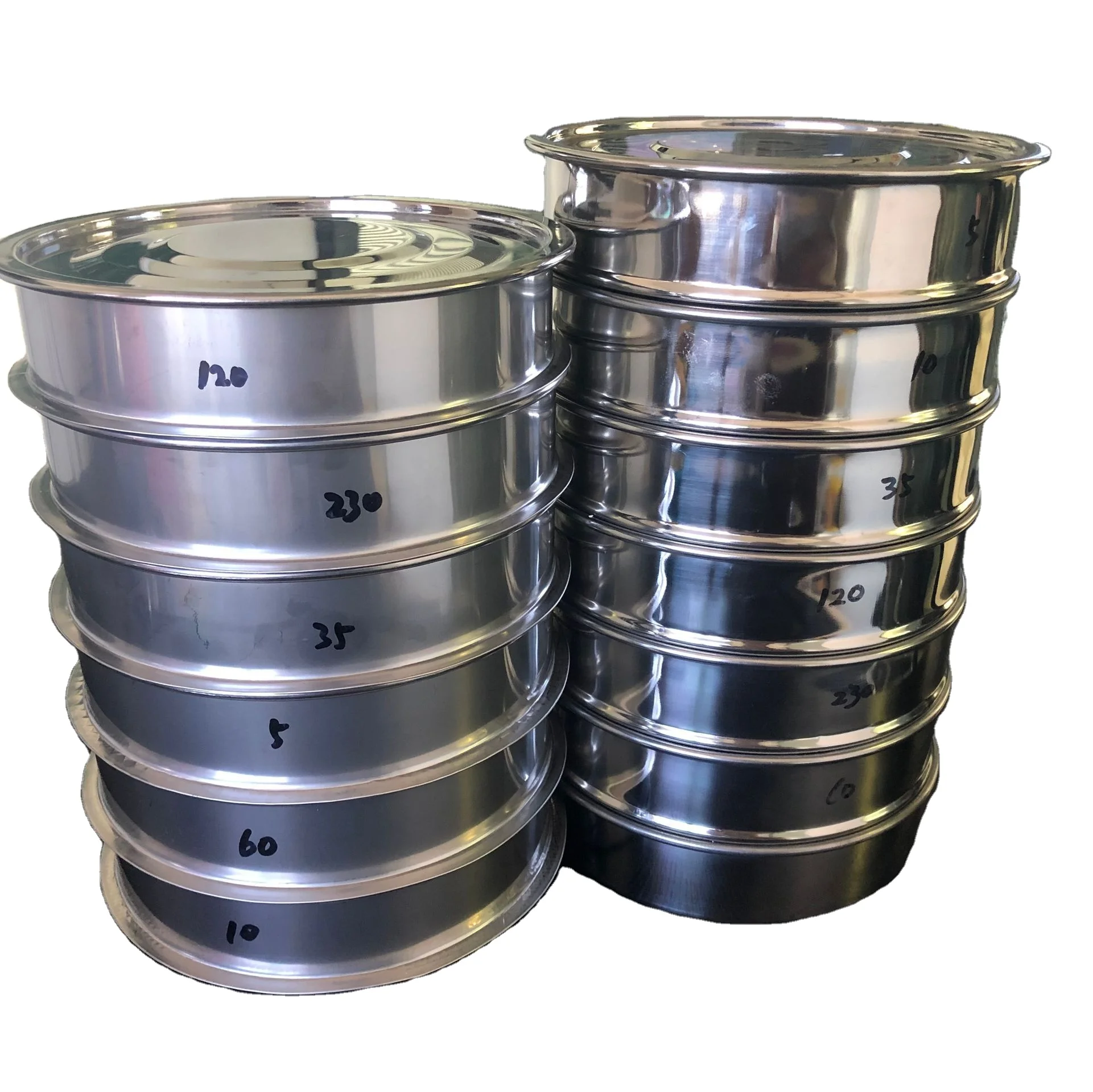 Laboratory Test Sieve 200 mm high Quality 60 Microns Stainless Steel Wire Mesh Sieve