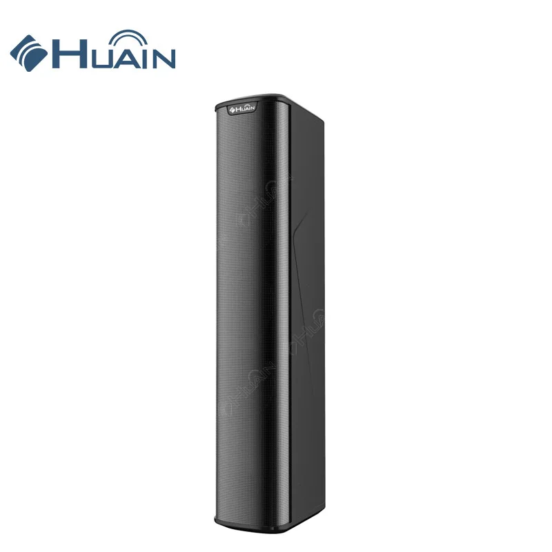 Professional Dante Column PoE 100W Network Wall Mount DSP Active Dante Column Speaker