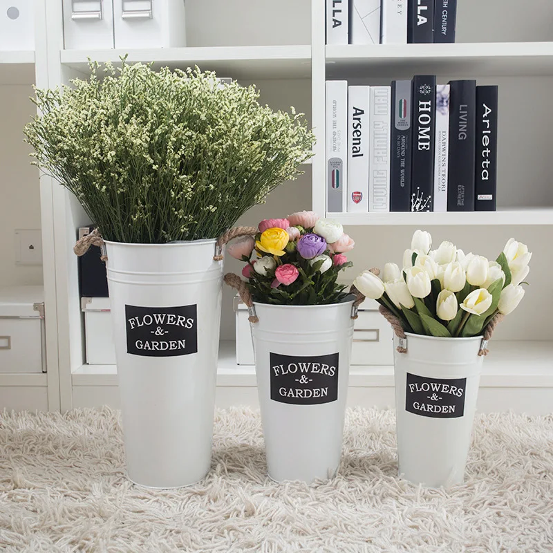 
Large metal gold color brass big table artificial flower vase for wedding decoration <span style=