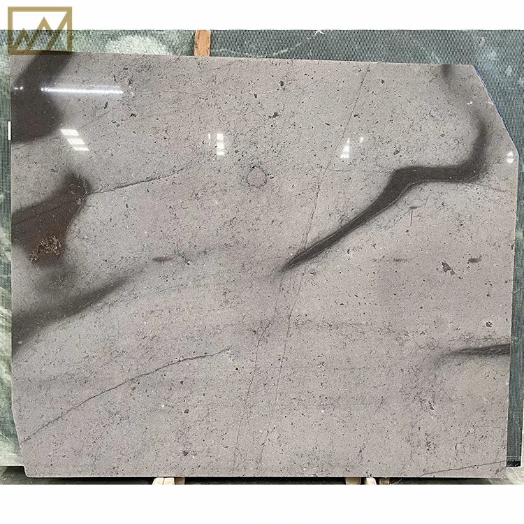 KINGS-WING Star Grey Tuff Modern House Floor And Wall Tiles Grey Slab Marble Decoration Stairs Tuff Custom Slab