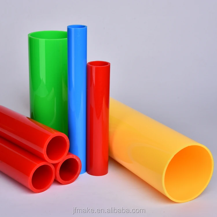 Wholesale Customized  Round Colourful Plastic  PE PP PVC pipe