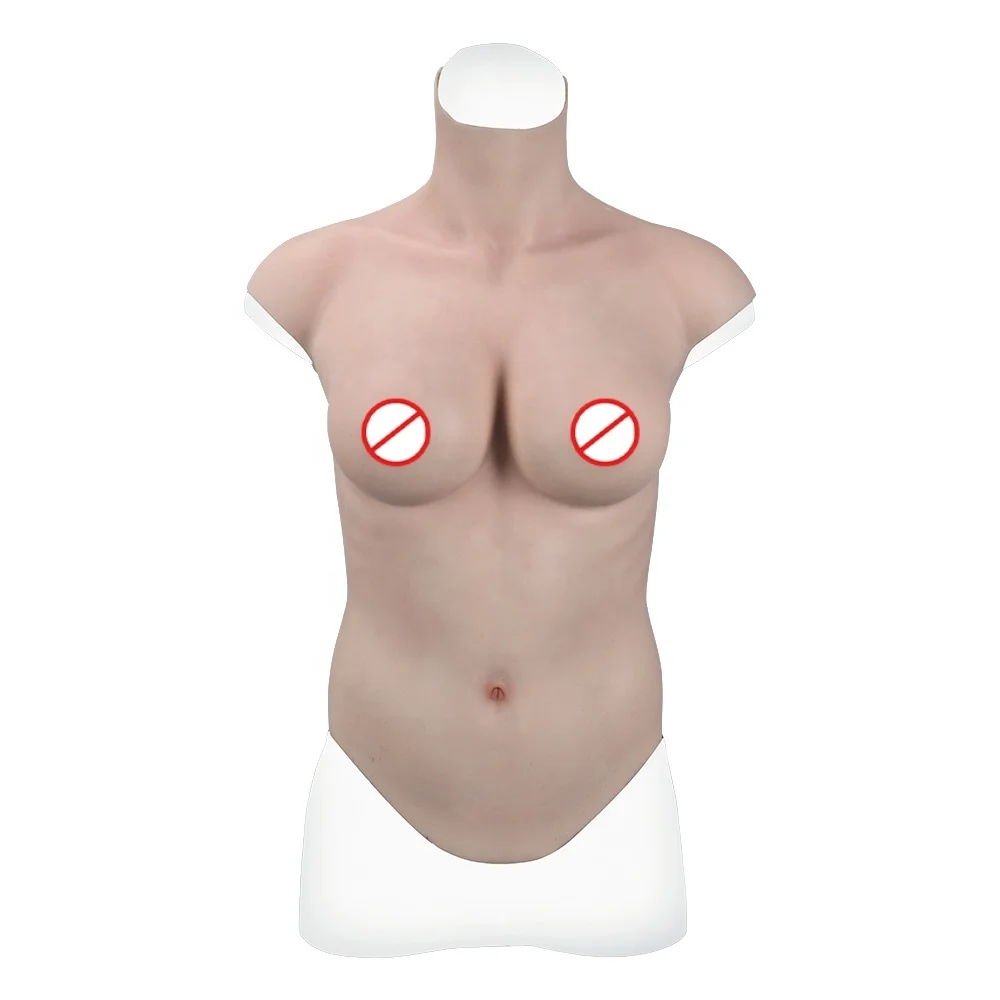 Silicone High Collar Tits Crossdresser Huge Fake Boobs Male to Female Silicone Breast Bra Silicone Breast Forms for Drag Queen