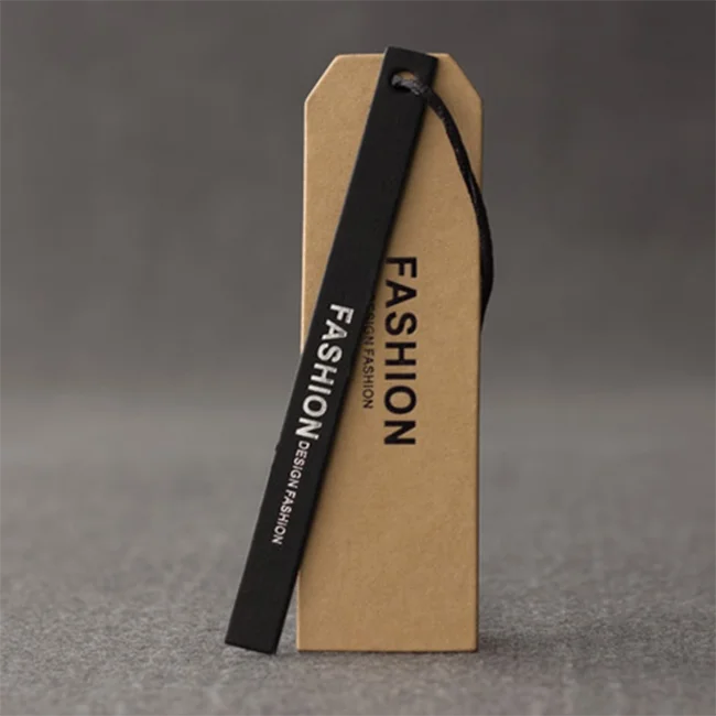 Высококачественная китайская подвесная бирка нового дизайна, фольгированная печать, этикетка для одежды