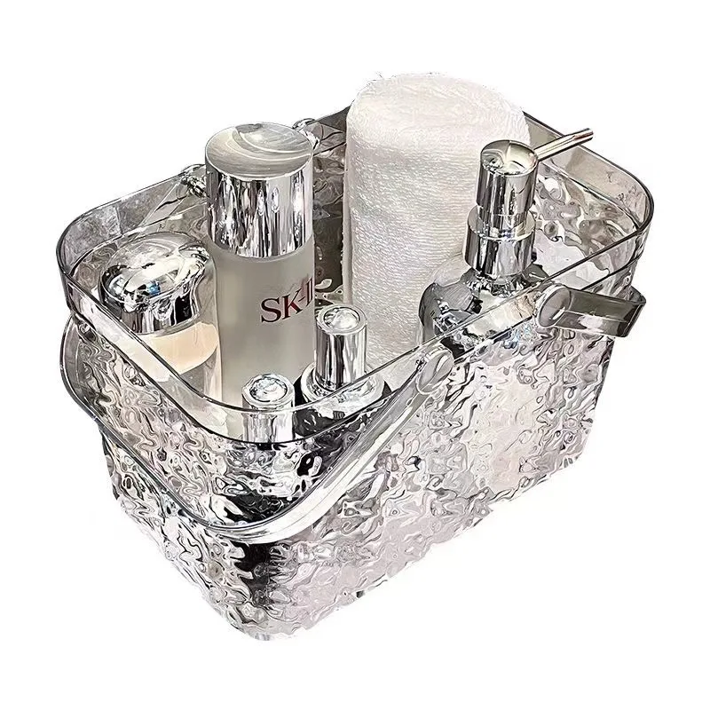 MULTI-PURPOSE Luxury Portable Bathroom Toiletries Storage Basket Student Dormitory Bath Basket Sundries Basket