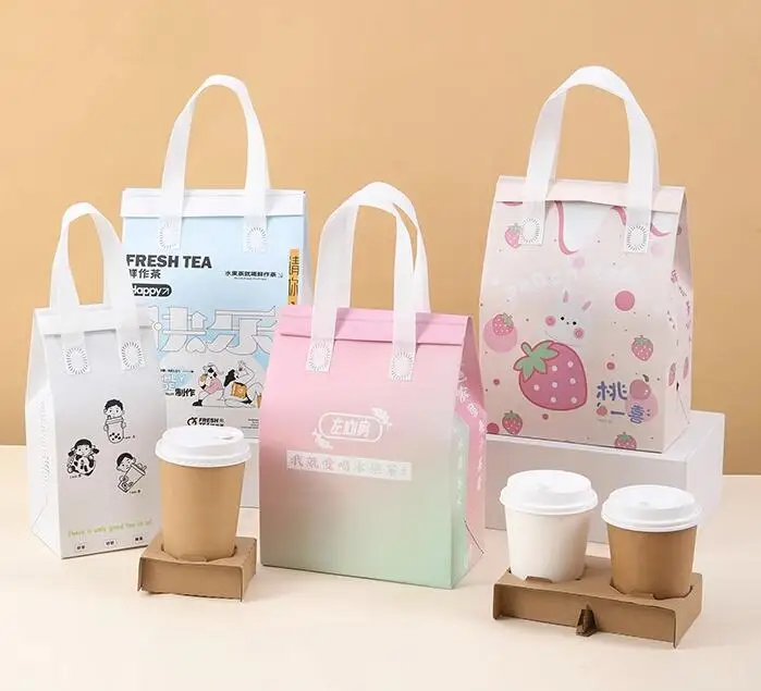 Quality non woven tote picnic thermal food cooling lunch insulated cooler bags with custom logo food delivery