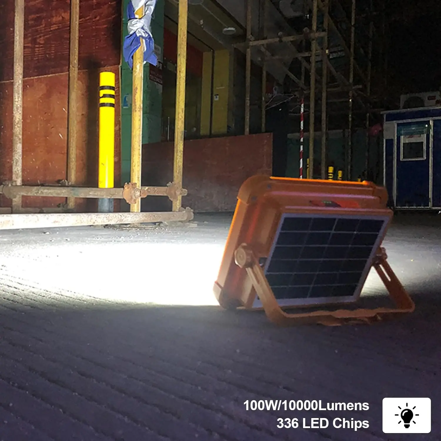 200w 300w 600w 800w Portable Rechargeable Flood lights USB LED Work Light  IP66 Solar Projector Lamp