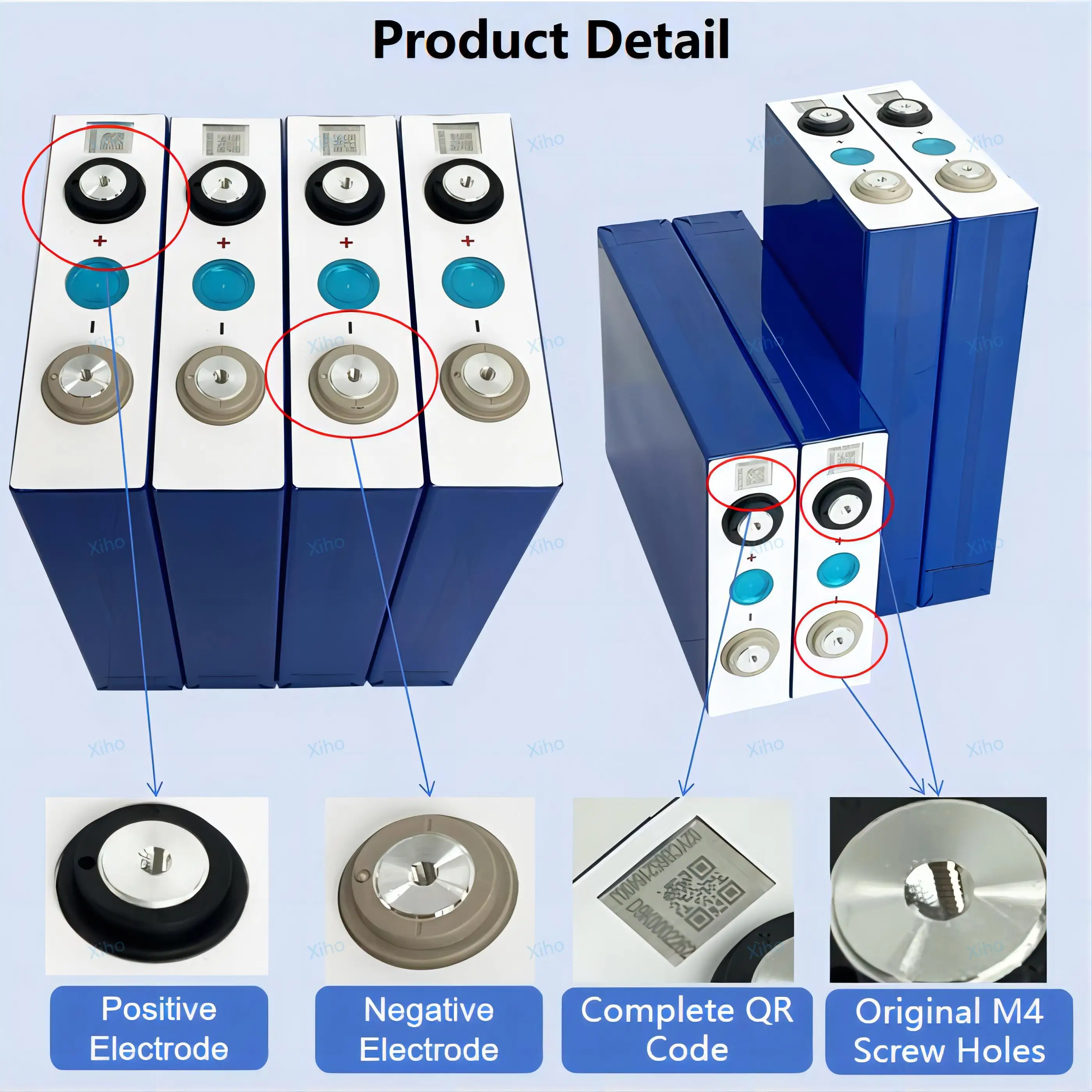 E V E 105ah lifepo4 battery 3.2V 105AH Lithium Iron Phosphate Battery Cell for Golf Cart  Forklifts Sightseeing bus