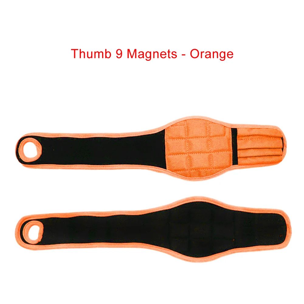 Tools Wholesale 16 Magnets Two Pockets Magnetic Wristband For Holding Screws Nails Tools