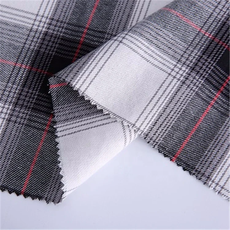Wholesale Yarn Dyed 100% Cotton Chambray Fabric yarn dyed check fabric