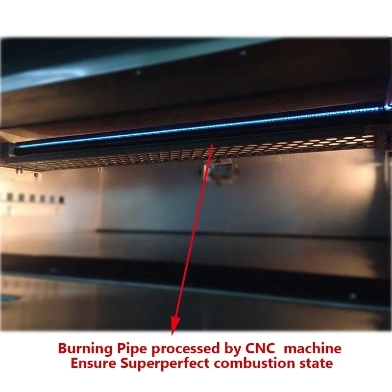 HLY-102DB bakery equipment full S.S. one deck two trays gas deck oven for sale