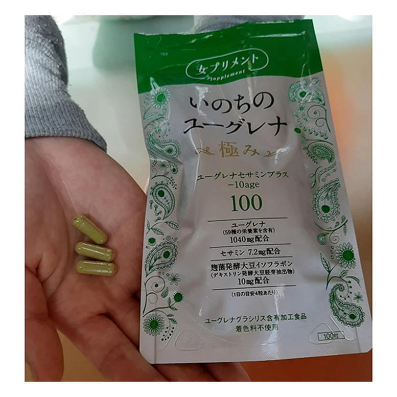 
Improve nutritional balance Euglena health care supplement capsule 