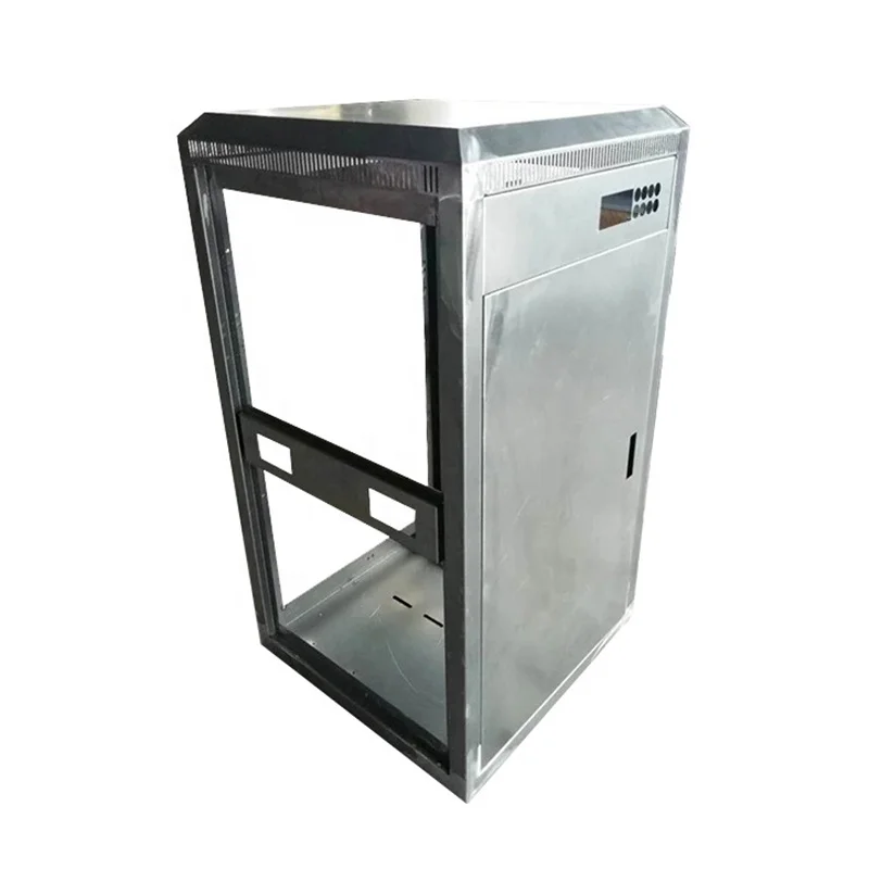 OEM/ODM Custom Silvery Enclosure Computer Metal Housing Chassis Prototyping Sheet Metal Manufacturers Steel shell manufacturing