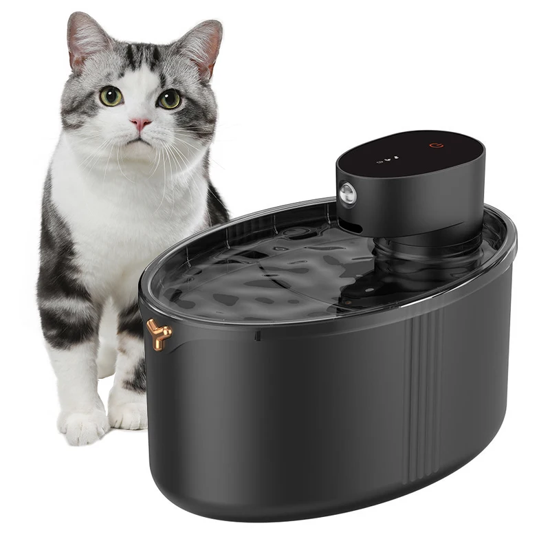 Wholesale Manufactory 2.5L 4000mAh Wireless Sensor Cat Dispenser Pet Smart Automatic Drinking Water Cat Fountain