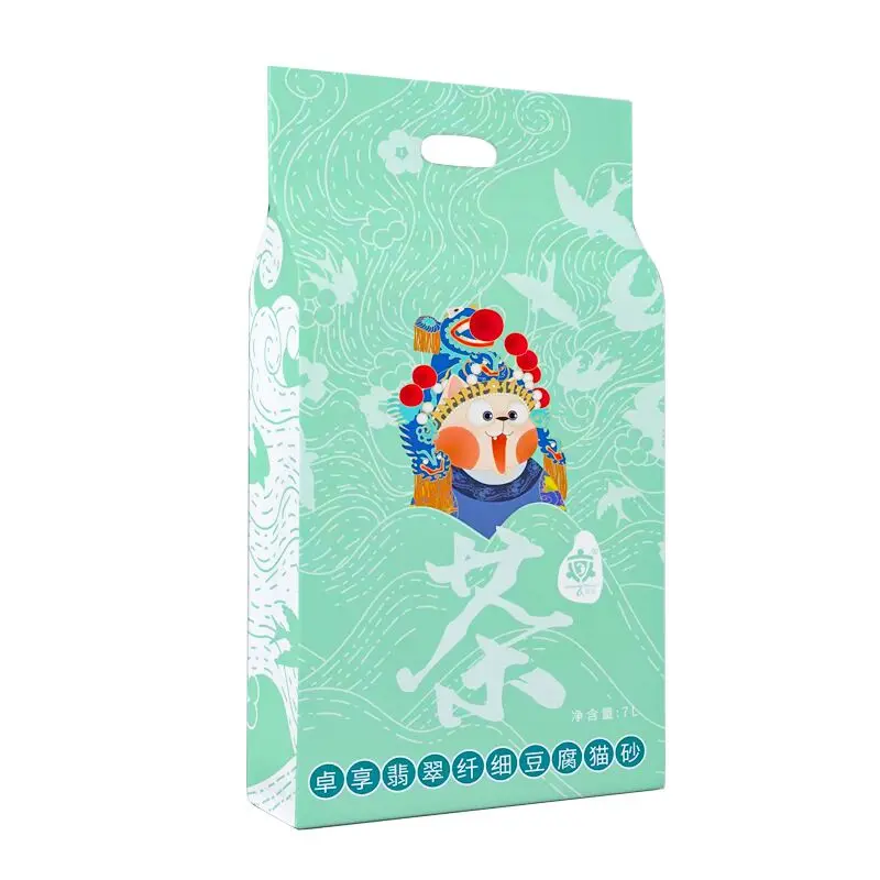 Natural ingredients Tofu cat litter Strong water absorption, deodorizing and dust-free 7L mixed granule cat litter