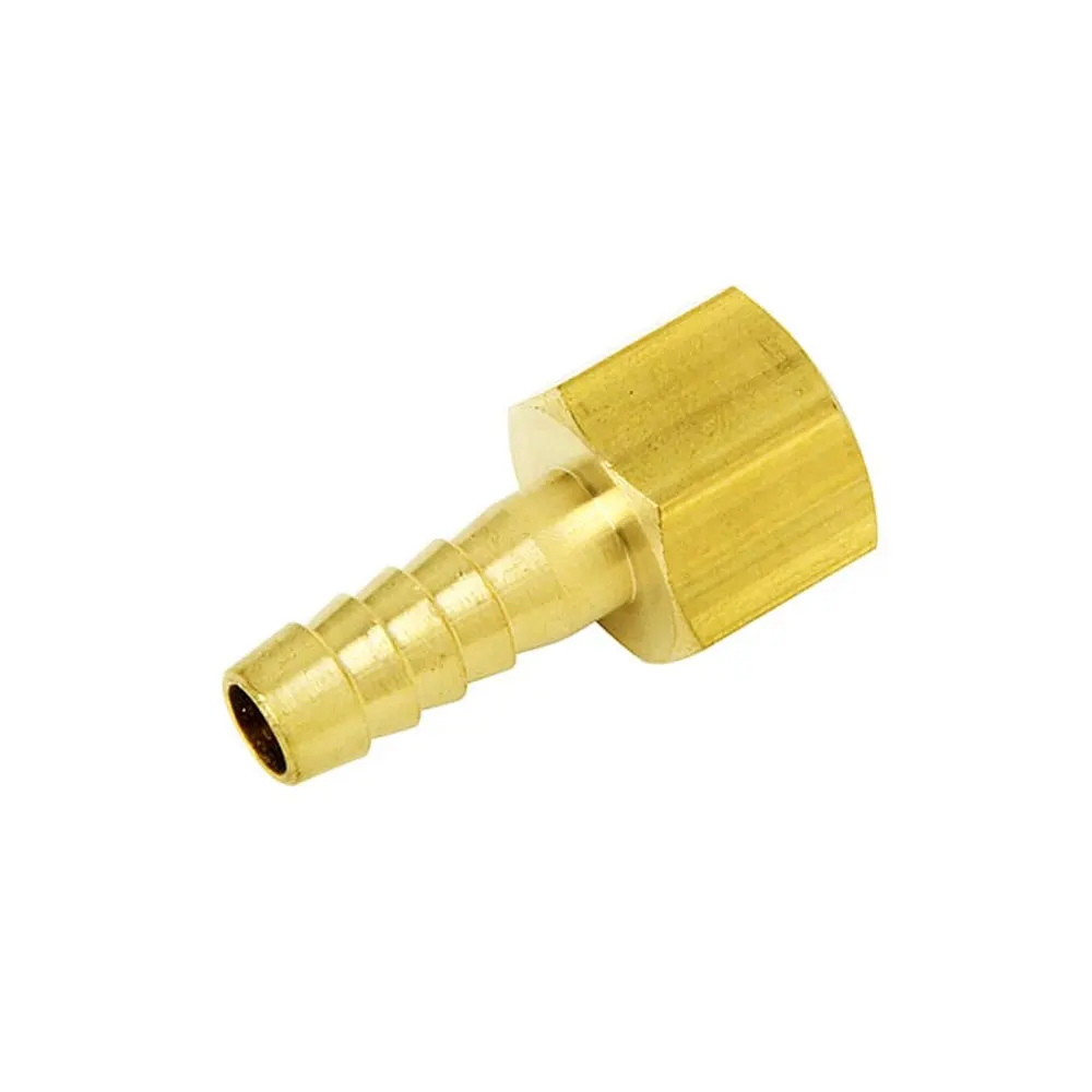China Female NPT Straight Fitting Water Oil Gas Air Fuel Brass Fittings Rigid Female Adapter
