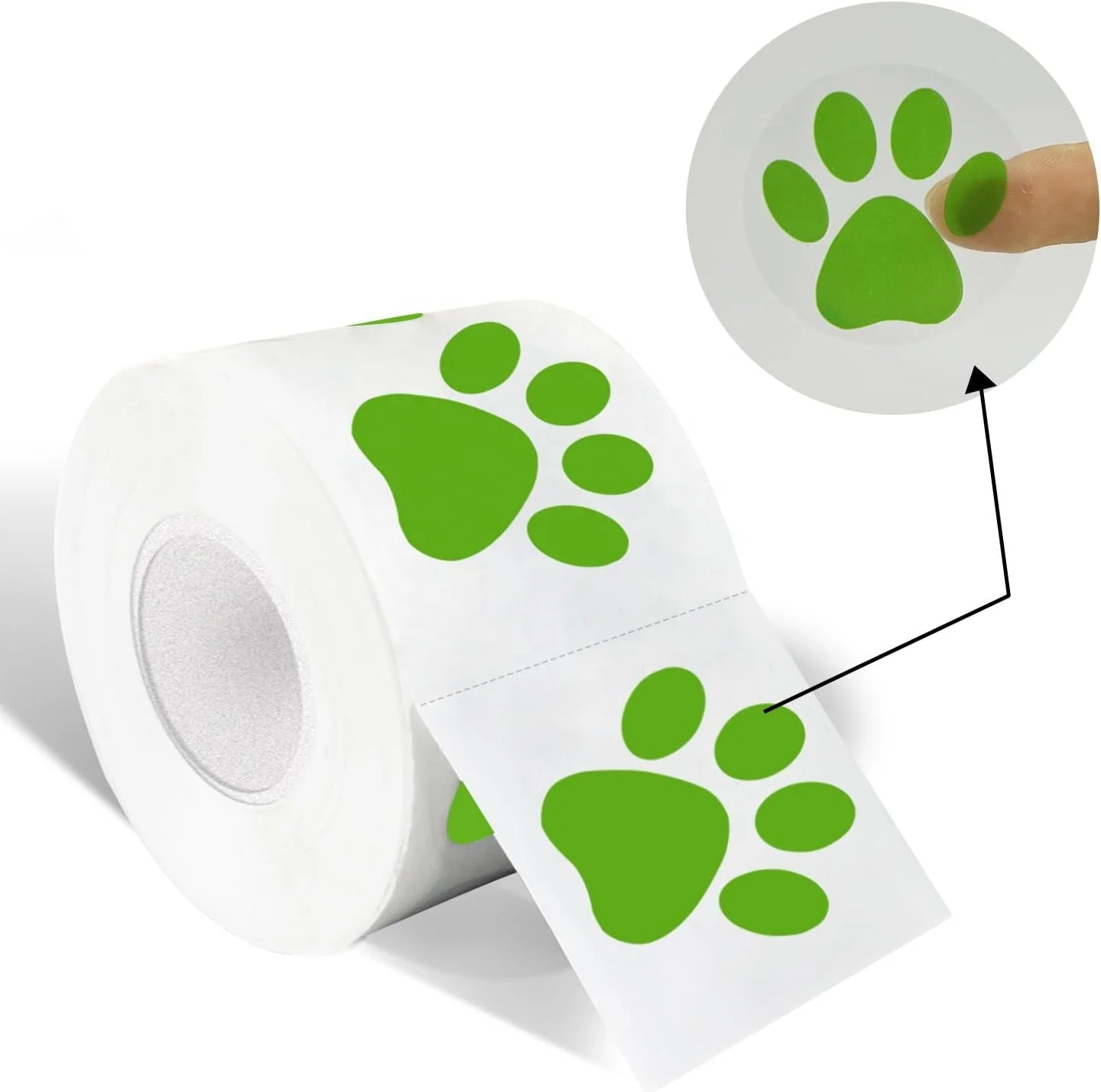 Holographic Shiny Bear Paw Print Stickers Dog Puppy Paw Stickers Bear Paw Stickers for package