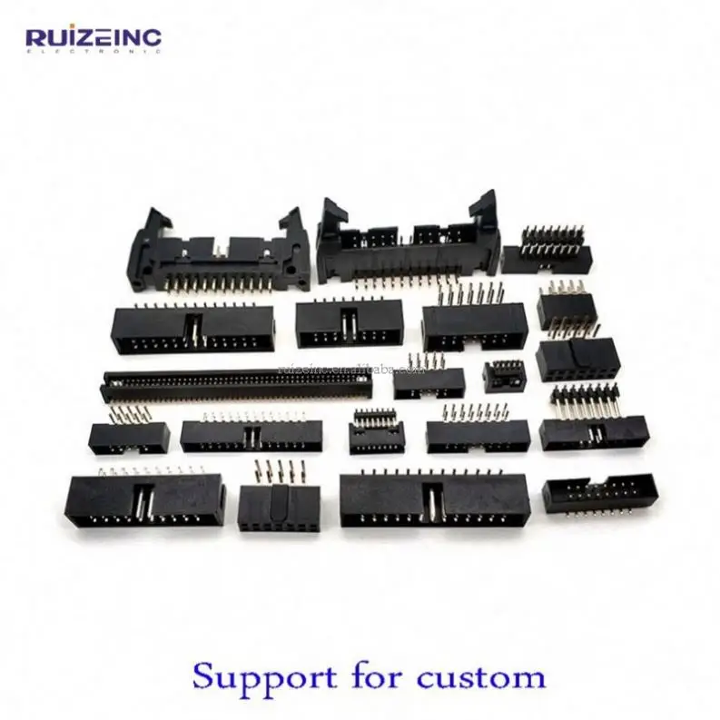 2.54mm SMT IC Socket round pin ic socket 6 8 10 12 14 16 18 20 22 24 28 32 36 40 42 48 50 52 pin CE ROHS LL1021-6