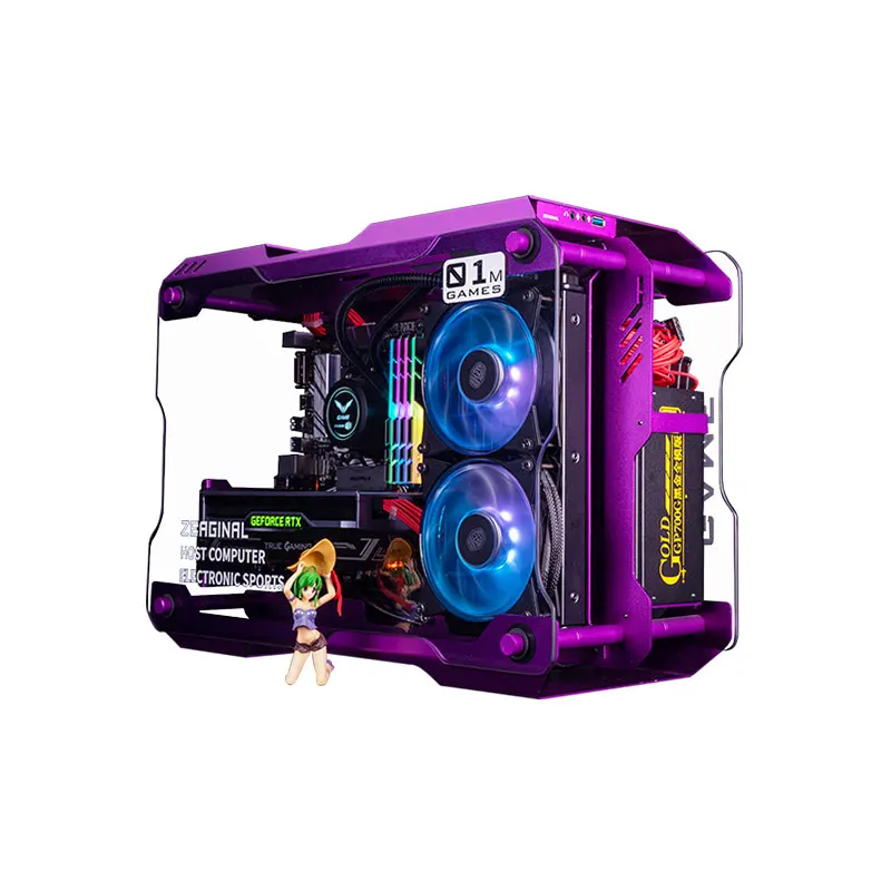 
Ipason Gaming Desktop Computer AMD R5 3600 RTX2060 6G 500G SSD Gaming Desktop Pc 