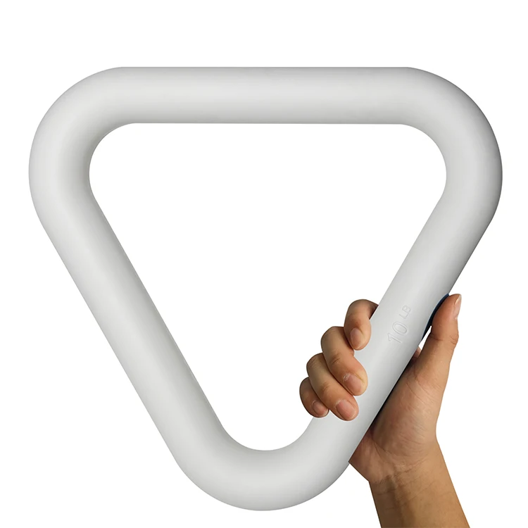 Free Weights Training Silicone Triangle Yoga Ring Cast Iron Dumbbell
