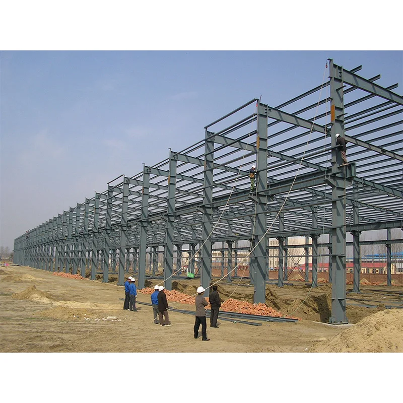 High Strength Light Steel Structure Workshop Hangar Building Prefabricated Warehouse Steel Shed