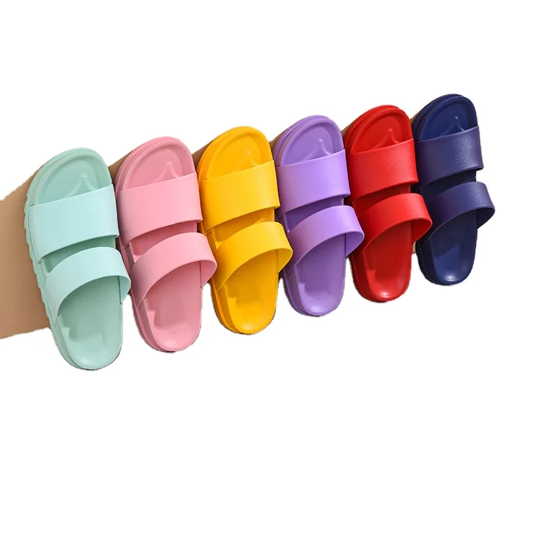 Summer New Hot Style PVC Women Fashion Sandals Flat Ladies Slippers in Stock Summer New Hot Style PVC Women Fashion Sandals Flat