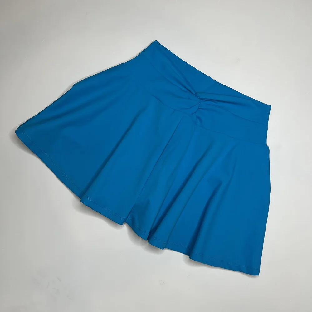 Gym Wear Manufacturer OEM Women Sportswear Golf Tenis Skirts High Waist 2 in 1 Quick Dry Skirt with Pockets