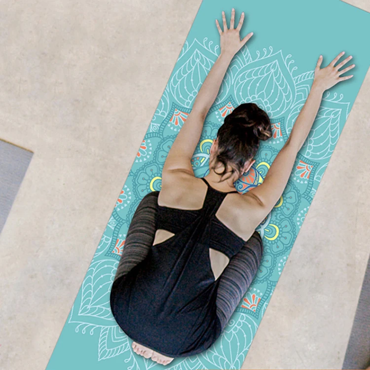  Non-slip Fitness Mat Gym Home Travel Pad 6mm Beginner New PVC Beautifully Constellation Printed
