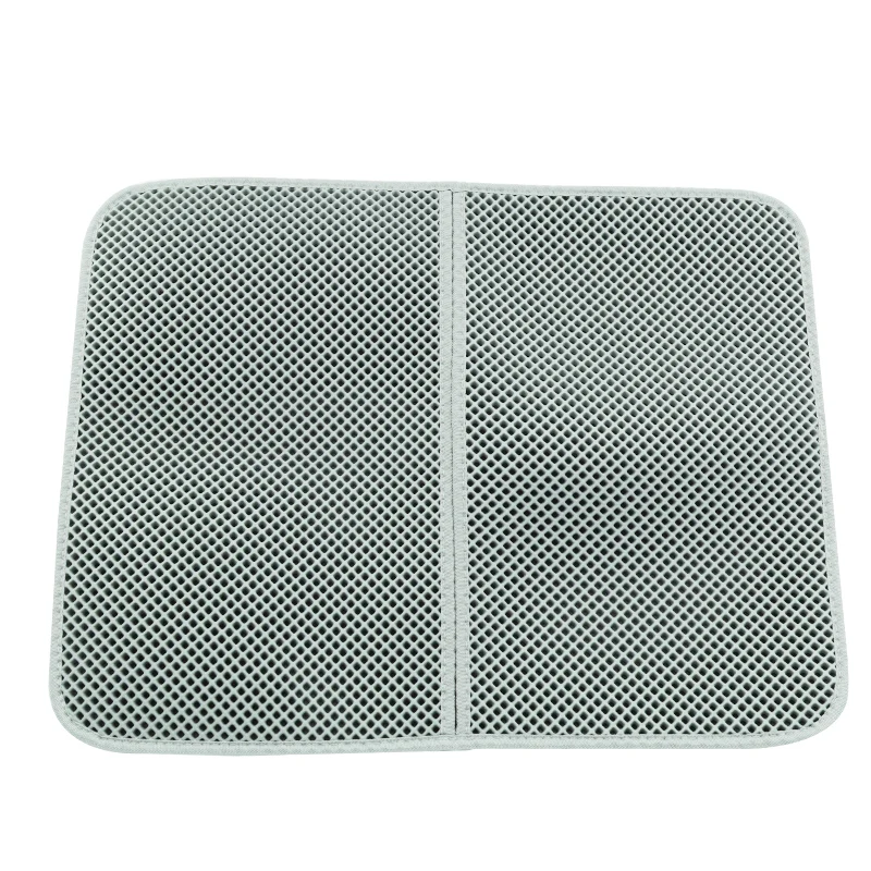 China Professional Manufacturer Low Price Doublelayer EVA Pet Cat Litter Trapping Mat Custom Cat Litter Pad Wholesale