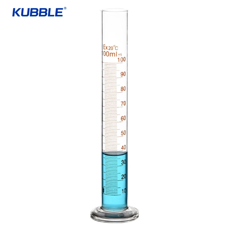 Laboratory glassware high boro3.3 glass graduated measuring cylinder glass borosilicate cylinder
