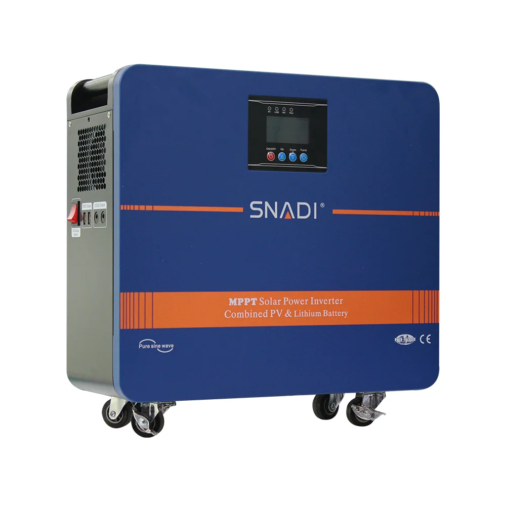 Outdoor 6-10kw Portable All-in-One Generator Inverter Charger Rechargeable Portable Solar Battery Power System