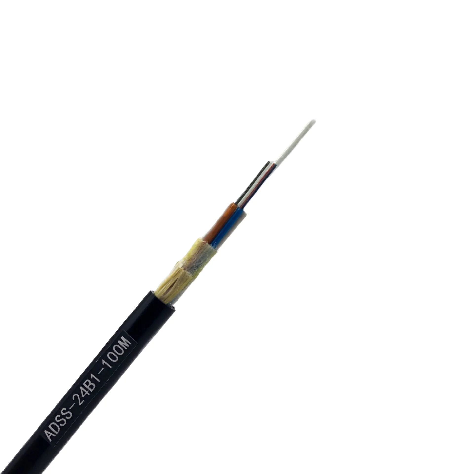 Single Mode 144 2 24 4 6 8 Adss Outdoor Price Per Meter 12 Core Fiber Optic Cable