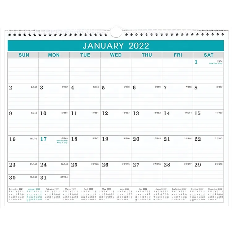 2025 New Design Home Office Daily Planner Spiral Table Desk Calendar Custom Printing Logo Luxury Paper Wall Calendars