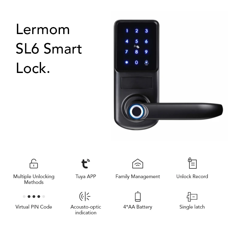 Low Noise Aluminium Sliding Door Key Lock Hotel Security Lock Door Electronic