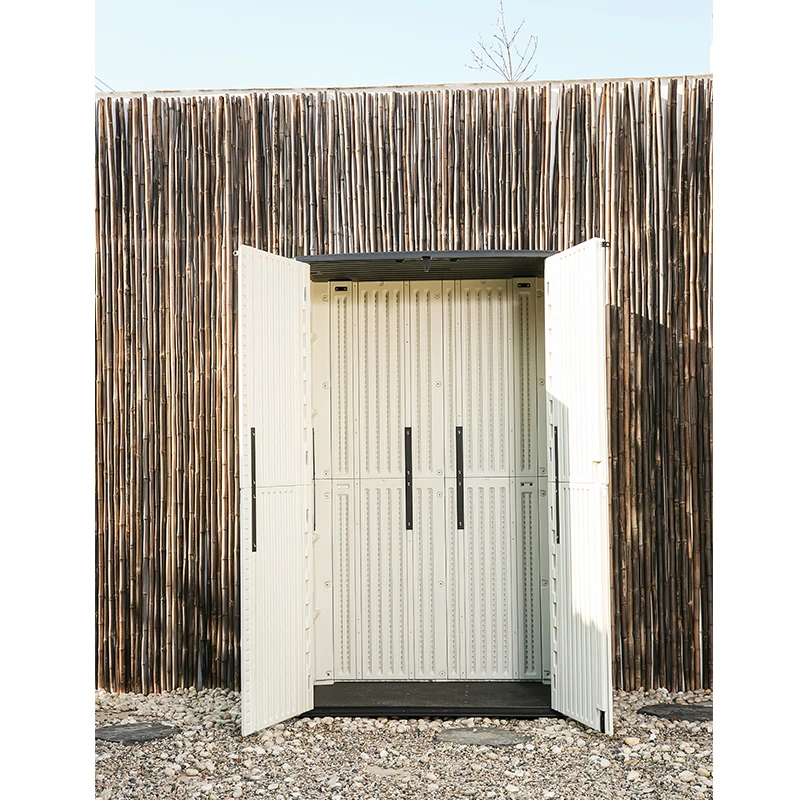 Kinying brand outdoor plastic storage cabinets for garden storage